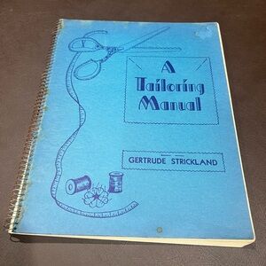 Source Unknown Blue Tailoring Manual